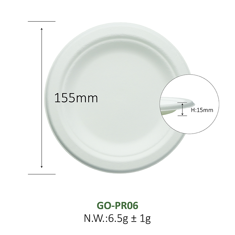 6-inch disc (white/natural)