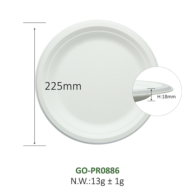 8.86-inch disc (white/natural)