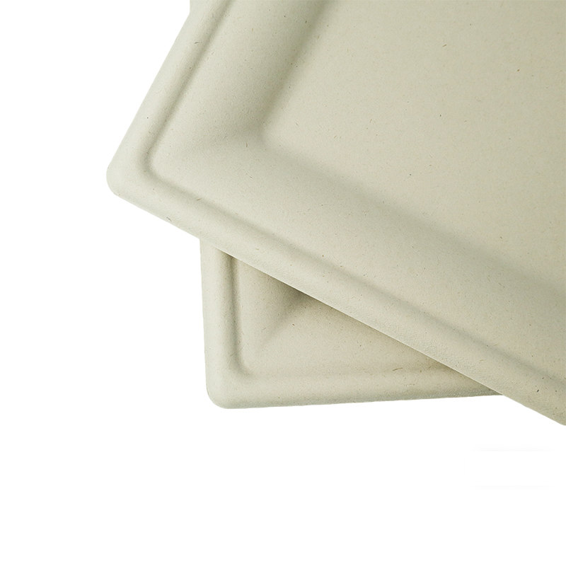 8-inch square plate (white/natural)